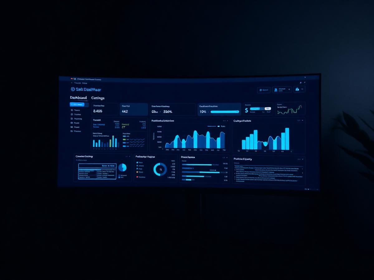 Elevate Coaching client dashboard displayed on a wide monitor